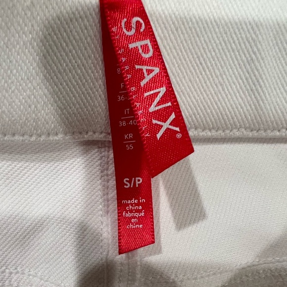 SPANX White Skinny Jeans Small Womens Jeggings Stretch Pull-On Slimming - Picture 5 of 6